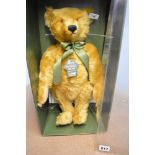 A Steiff for Harrods musical teddy bear, in original box [upstairs shelves] TO BID ON THIS LOT AND