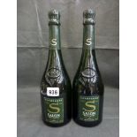 A. Salon Blanc de Blancs Brut champagne, 1982, 75 cl (x 2) (levels and condition not stated) [G10]
