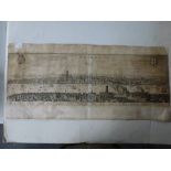 Matthaus Merrian (1593-1650), 17th Century engraved map of London TO BID ON THIS LOT AND FOR VIEWING