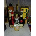 Dom Benedictine, 70 cl, in box (x 1); Grand Marnier, 70 cl, in box (x 1); Parfait Amour Bols liqueur