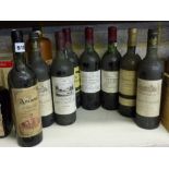 8 bottles of wine, comprising: Ch. Cissac Cru Bourgeois Haut-Medoc, 1973 and 1969 (x 2); Ch.