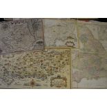 Robert Morden, maps of Kent and Middlesex, together with a large collection of maps relating to
