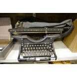 A 19th century Underwood skeleton key typewriter. [G33] TO BID ON THIS LOT AND FOR VIEWING
