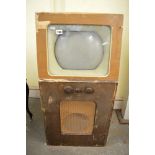 A vintage wooden cased tv/radiogram TO BID ON THIS LOT AND FOR VIEWING APPOINTMENTS CONTACT