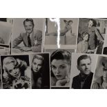 A quantity of large format studio photographs of film stars from the National Film Archive,