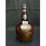 Chivas Royal Salute Scotch whisky, 21 years old, 75 cl, in a Wade decanter, with box (levels and