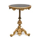 GOLDEN WOODEN TABLE 19th CENTURY