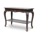 CENTER TABLE IN WALNUT PIEDMONT 19TH CENTURY