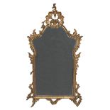 MIRROR IN GILDED WOOD 20TH CENTURY