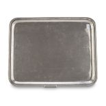 SILVER-PLATED TRAY VICENZA PUNCH 29TH CENTURY