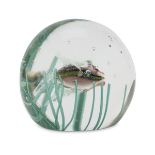 GLASS PAPERWEIGHT 70s