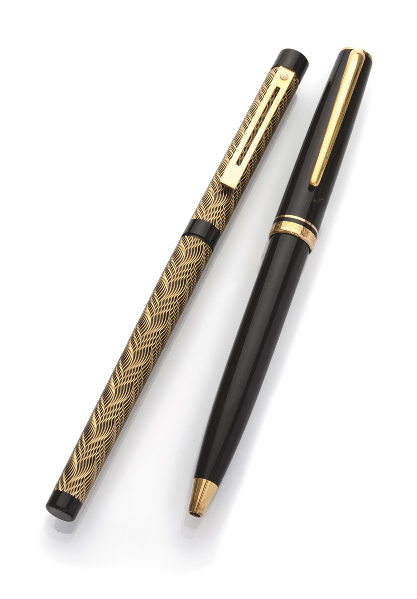 TWO MONT BLANC SHEAFFER PENS