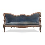 WALNUT SOFA PERIOD LUIGI FILIPPO