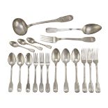 SILVERPLATED CUTLERY SERVICE ITALY 20TH CENTURY