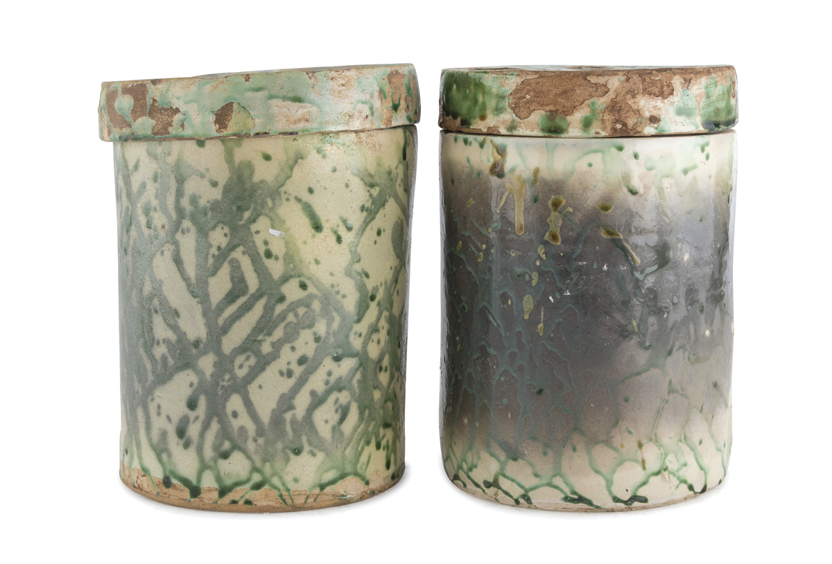 A PAIR OF FOOD CONTAINERS, APULIA LATE 19TH CENTURY