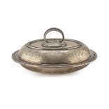 SILVERPLATED VEGETABLE DISH UK 19th CENTURY