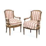 BEAUTIFUL COUPLE OF ARMCHAIRS FRANCE 19TH CENTURY