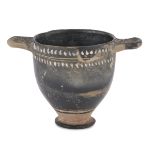 BLACK PAINTED SKYPHOS TYPE GNATHIA IVth CENTURY B.C