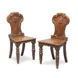 PAIR OF MAHOGANY CHAIRS LATE 19TH CENTURY