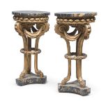 PAIR OF GUERIDON IN GILDED WOOD LATE 19TH CENTURY