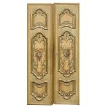 SIX DOORS IN LACQUERED WOOD MARCHIGIANA MANUFACTURE 19TH CENTURY