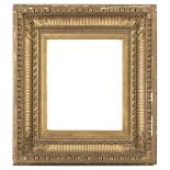 SWEPT GILTWOOD FRAME 19TH CENTURY