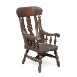 MODEL OF AMERICAN ARMCHAIR - LATE 19TH CENTURY