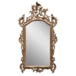 GILTWOOD MIRROR - LATE 19TH CENTURY