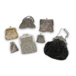 SEVEN PURSES - 20TH CENTURY