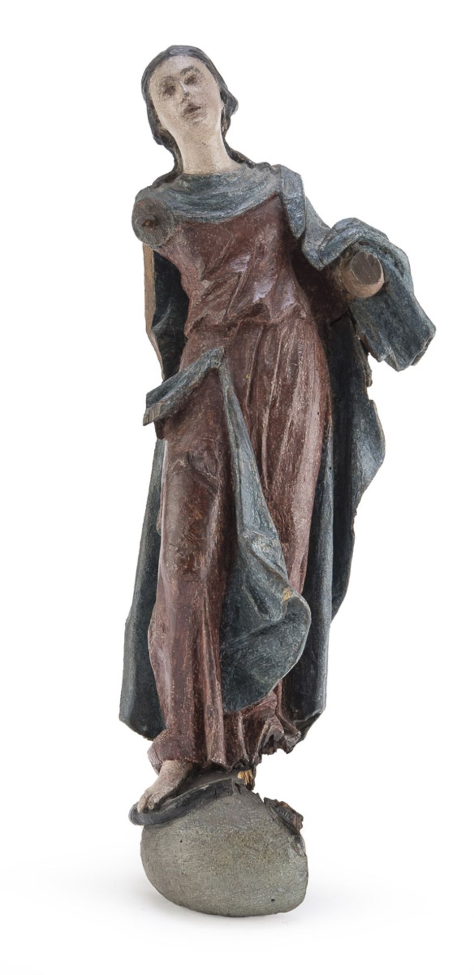 REMAIN OF SCULPTURE OF THE IMMACULATE - CENTRAL ITALY 17TH CENTURY
