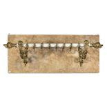 BRONZE CURTAIN ROD SET - LATE 18TH CENTURY