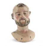 MAN'S BUST - NAPLES EARLY 19th CENTURY