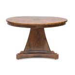 BEAUTIFUL TABLE IN WALNUT AND BRIAR WALNUT - FIRST HALF 19TH CENTURY