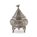 Silver Teacaddy - Probably Middle East 20TH CENTURY