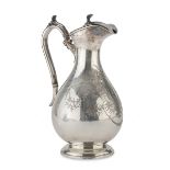 SILVER-PLATED JUG - PUNCH SHEFFIELD LATE 19TH CENTURY