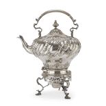 SILVER-PLATED SAMOVAR - PUNCH LONDON LATE 19TH CENTURY