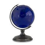 GLOBE IN SOLID GLASS 1960s