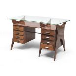 ROSEWOOD DESK ICO PARISI 1950s