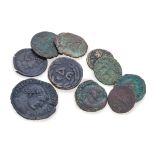 TEN BRONZE COINS ROMAN EMPIRE