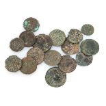 SIXTEEN BRONZE COINS ROMAN EMPIRE