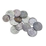 THIRTEEN EUROPEAN COINS