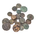 TWENTY BRONZE COINS ROMAN EMPIRE