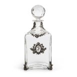 GLASS LIQUOR BOTTLE 20TH CENTURY