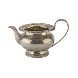 SMALL SILVER MILK JUG PUNCH SHEFFIELD 1824