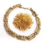 VINTAGE BROOCH AND COLLIER 1950s