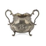 SILVER SUGAR BOWL PUNCH LONDON 1852