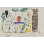 REPRODUCTION OF A LITHOGRAPH BY PABLO PICASSO