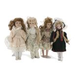 FOUR DOLLS OF THE 20TH CENTURY