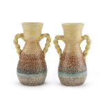 A PAIR OF VASES PROBABLY NICOLAJ DIULGHEROFF FOR ALBISOLA 50s