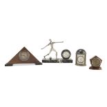 FIVE SMALL TABLE CLOCKS 30s/40s
